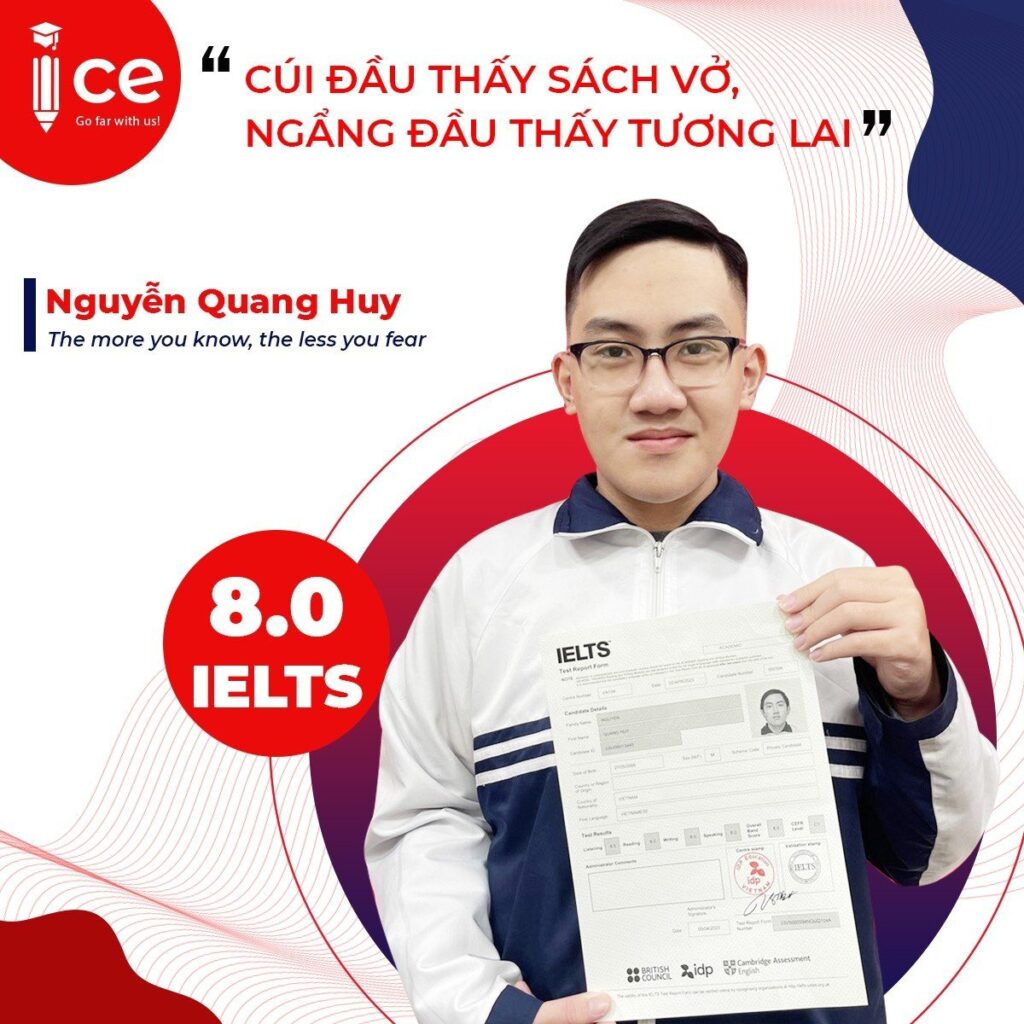 Nguyễn Quang Huy - 8.0 IELTS